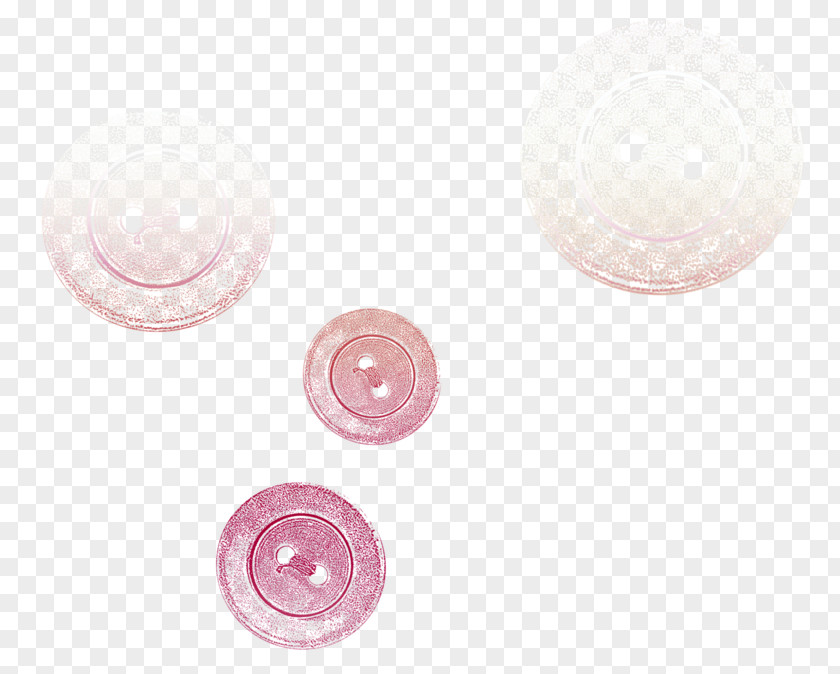 Scattered Pink Buttons Textile Floor Pattern PNG