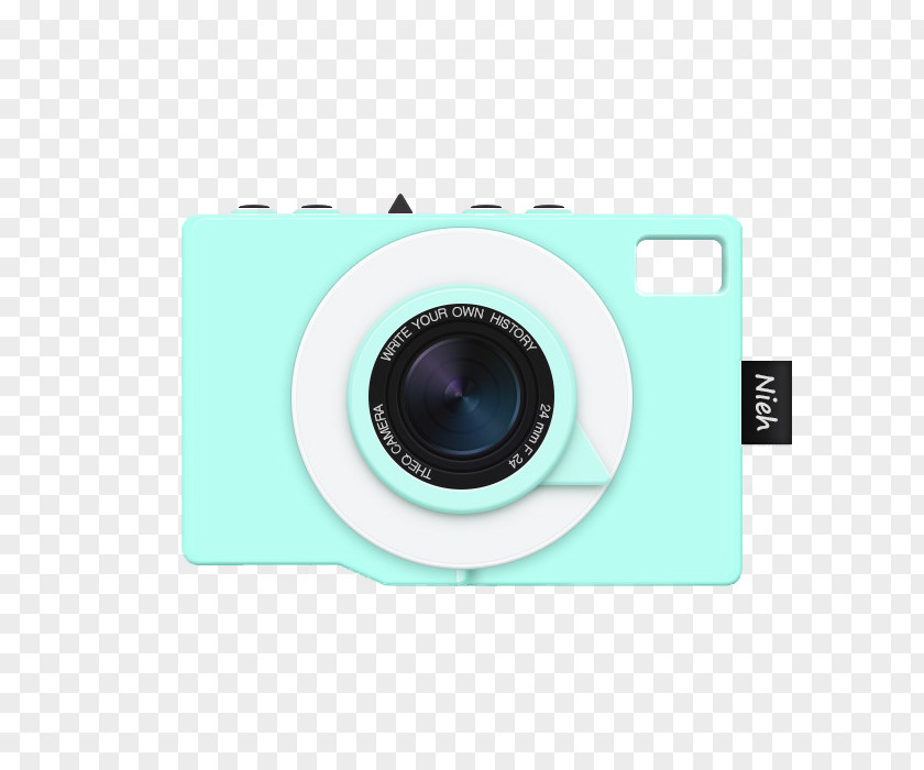 Small Fresh Simple Camera Circle PNG