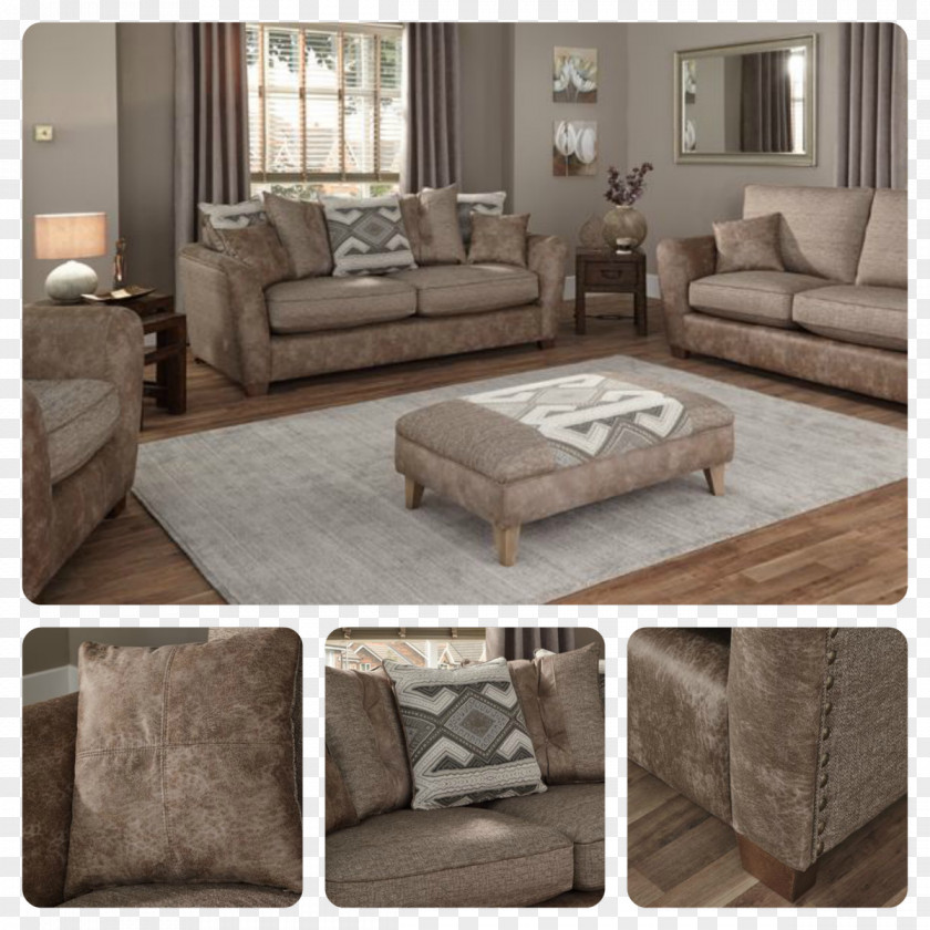 Sofa Coffee Table Loveseat Couch Living Room Wood Flooring Bed PNG