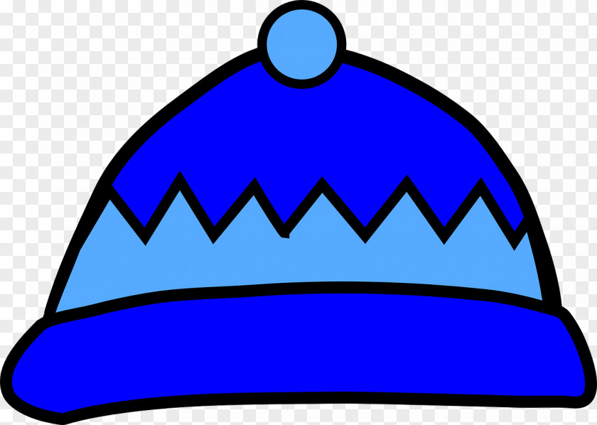 Blue Knit Cap Hatpin Clip Art PNG