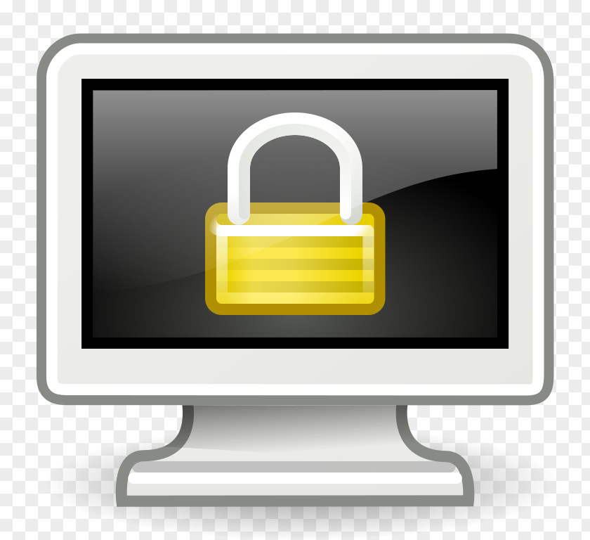 Laptop Lock Screen System PNG