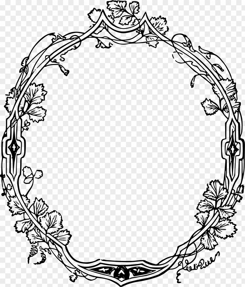 Leaf Frame Clip Art PNG