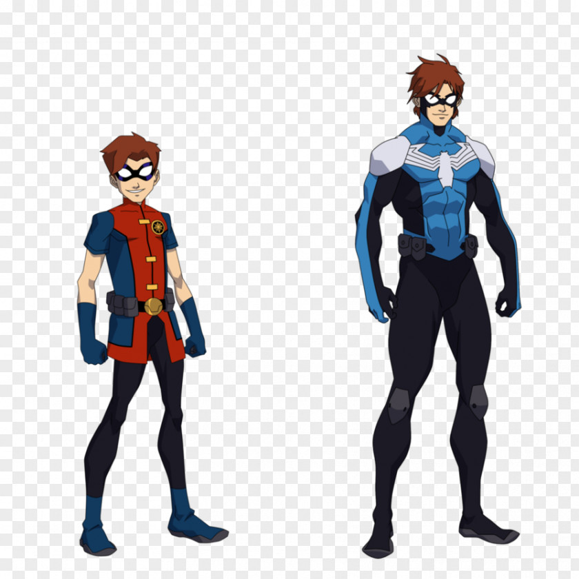 Nightwing Dick Grayson Batman Cyborg Superhero PNG
