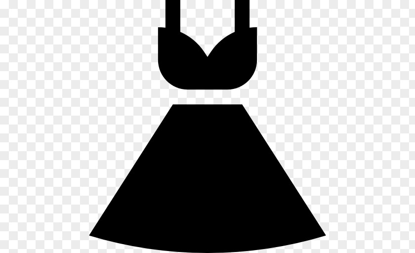 Black And White Dress Triangle PNG