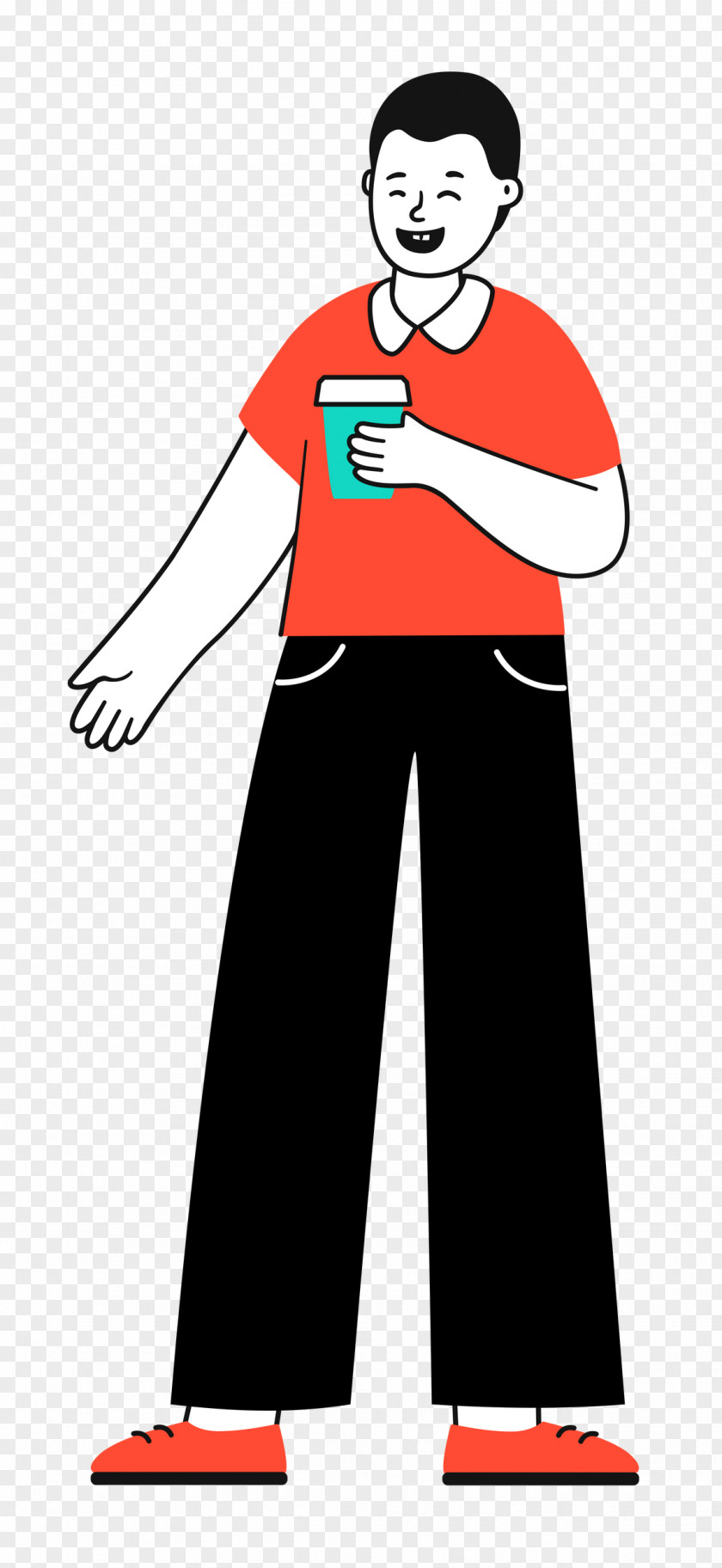 Boy Standing PNG