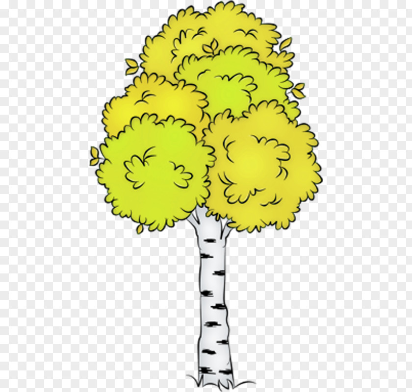 Cute Cartoon Lines Of Trees Clip Art PNG