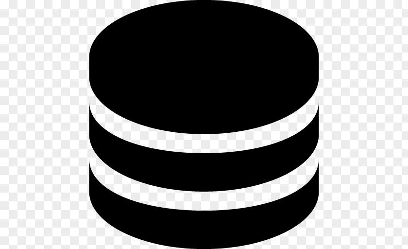 Database Server Black And White Logo PNG