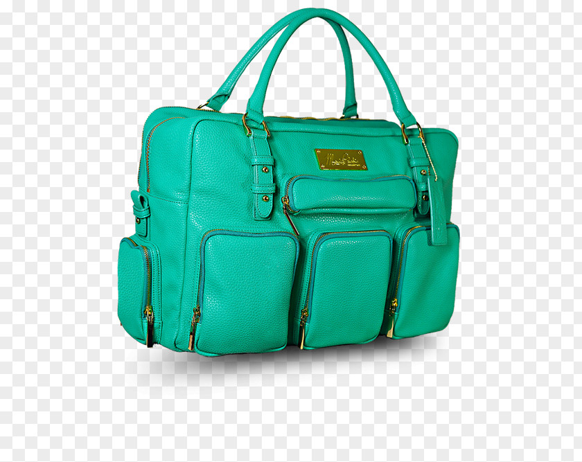 Green Bag Baggage Handbag Hand Luggage Turquoise PNG