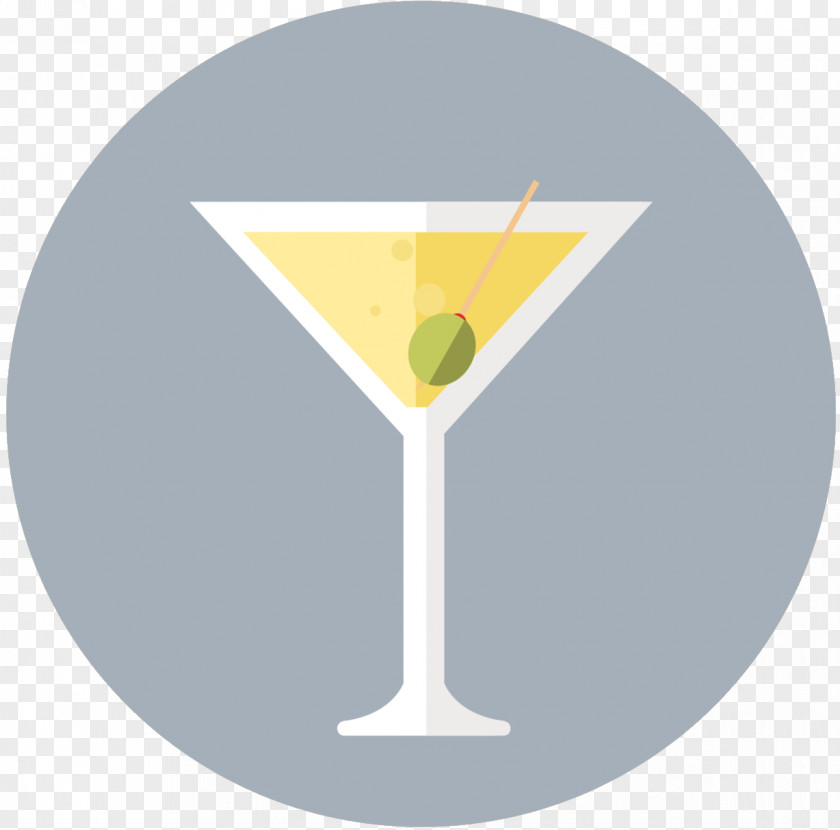 Martini Cocktail Glass Product Design Line Font PNG