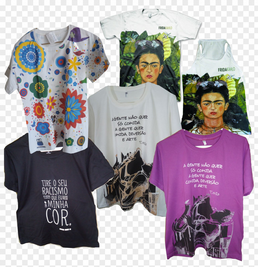 November 1, 2015] Sleeve Self-portraitDavi T-shirt Frida Kahlo's Garden: Accompanies The Exhibition Kahlo: Art, Garden, Life At New York Botanical [May 16 PNG