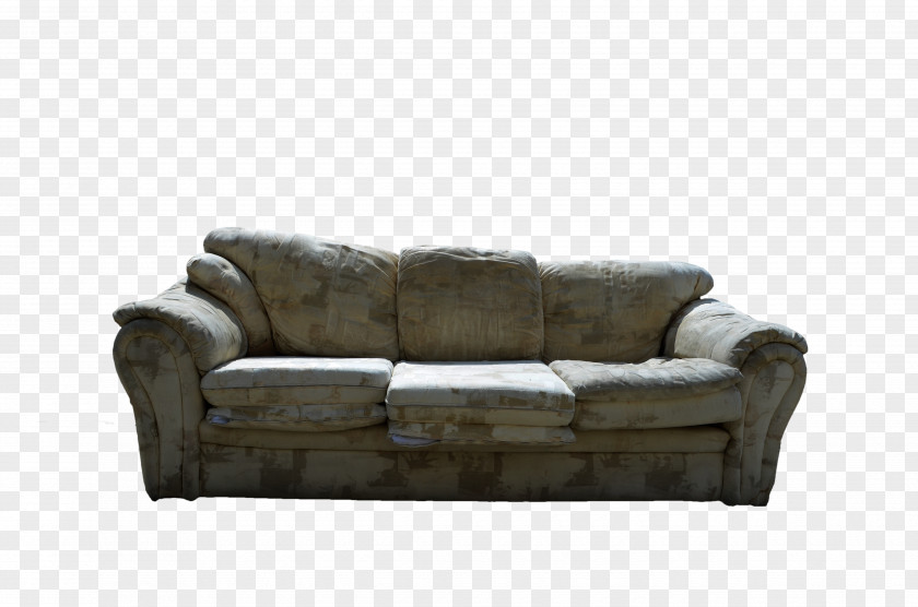 Old Couch Table Sofa Bed Living Room Furniture PNG