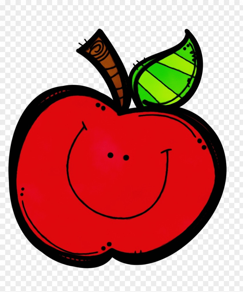 Sticker Happy Apple Leaf PNG
