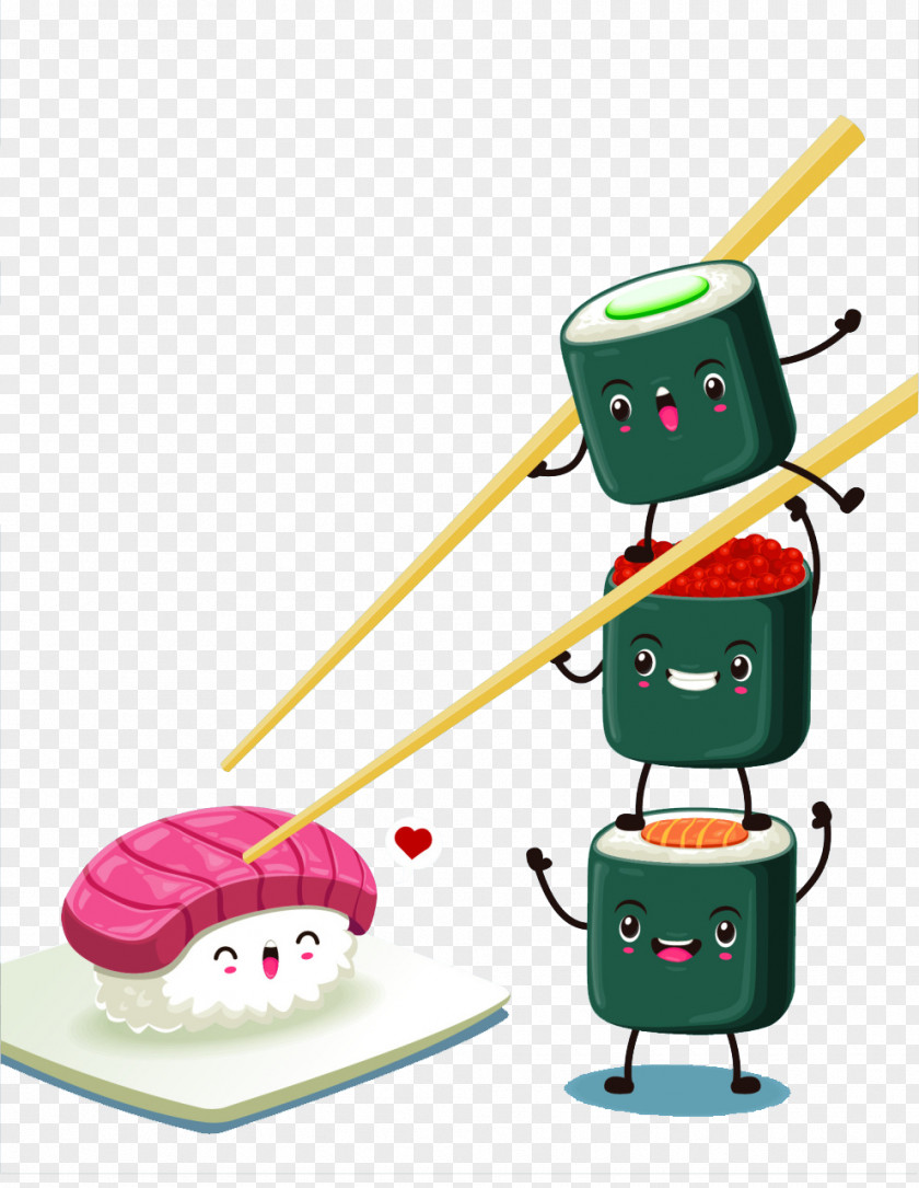 Who Together Sushi Japanese Cuisine Food PNG