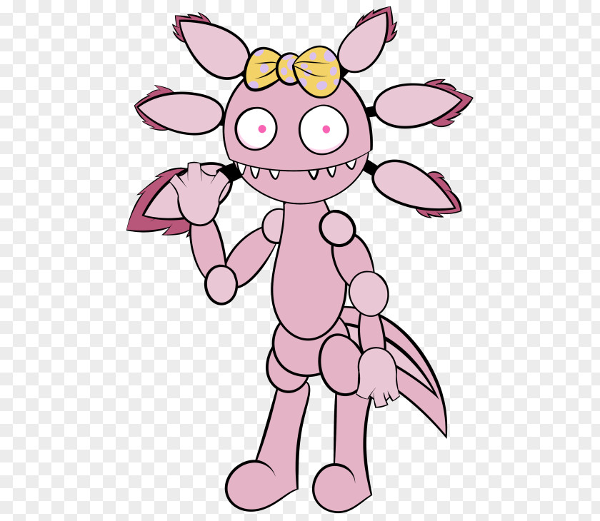 Axolotl Line Art Cartoon Character Clip PNG