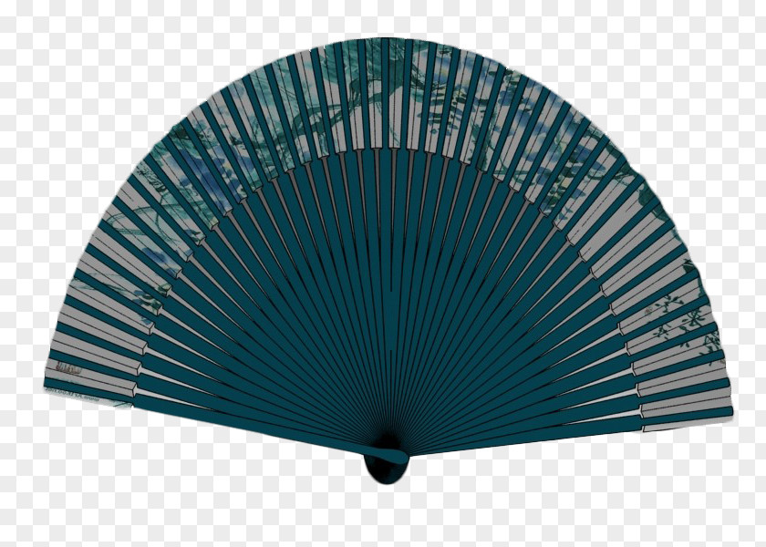 Blue Green Japanese Folding Fan Paper Hand Units Of Measurement Yellow PNG