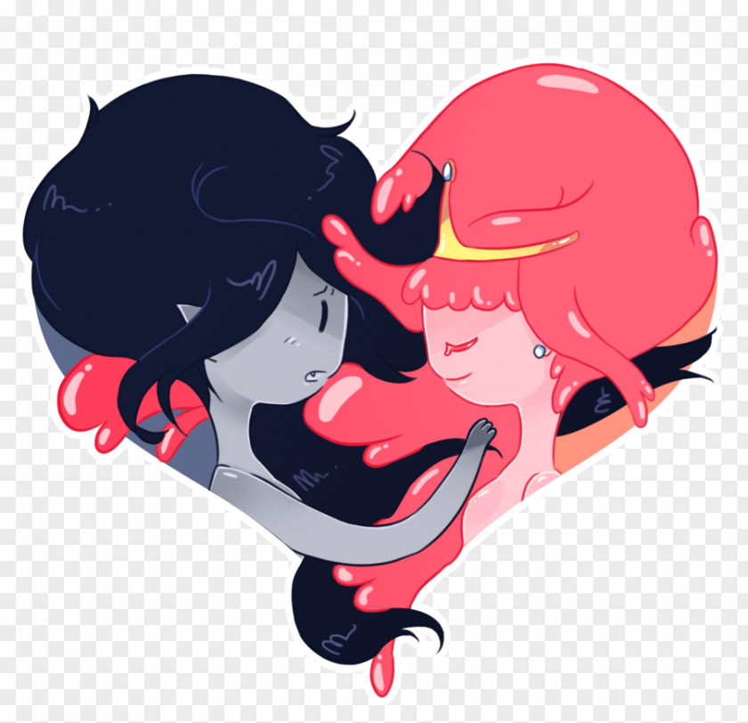 Finn The Human Marceline Vampire Queen Princess Bubblegum Fan Art PNG