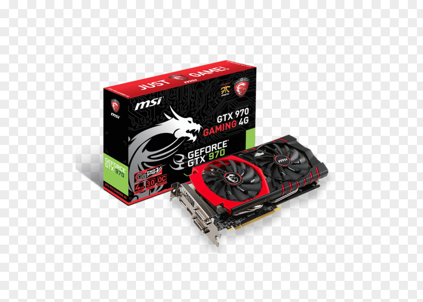 Nvidia Graphics Cards & Video Adapters MSI GTX 970 GAMING 100ME GeForce 英伟达精视GTX Micro-Star International PNG