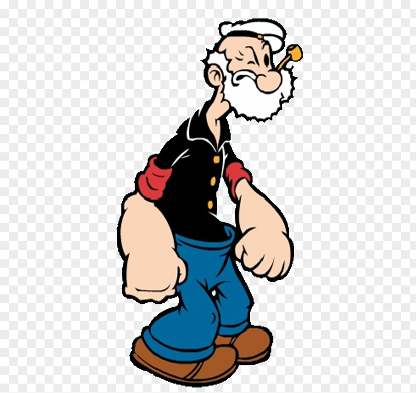 Poopdeck Pappy Popeye Sea Hag J. Wellington Wimpy Animated Cartoon PNG
