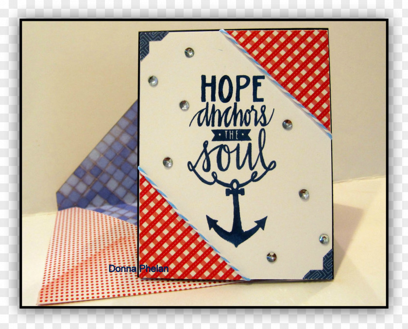 Anchor Greeting & Note Cards Hope Pattern PNG
