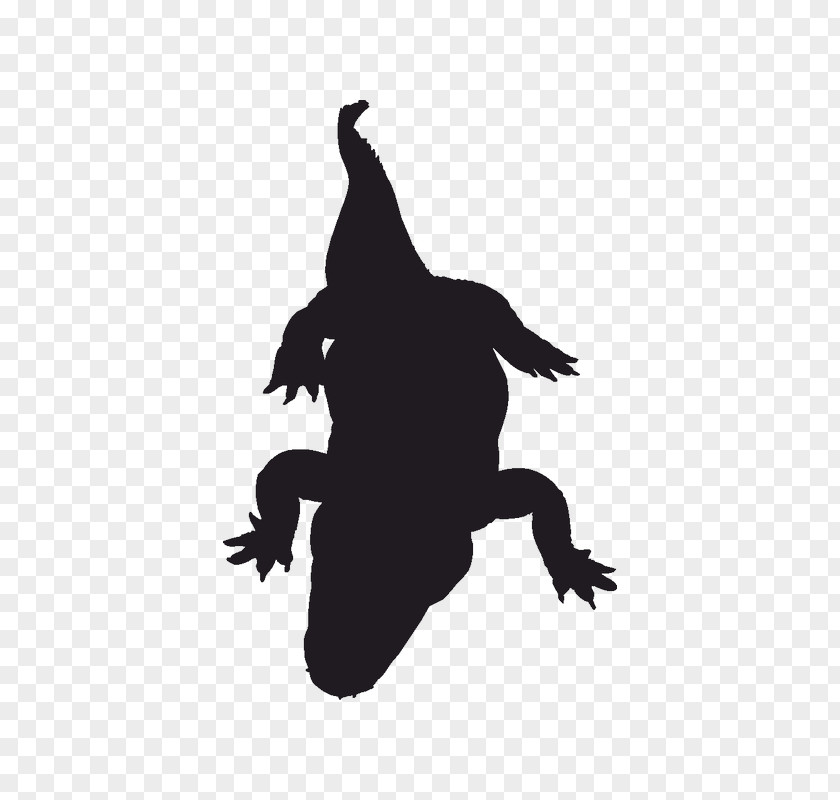 Crocodile Sticker Wall Decal Silhouette PNG