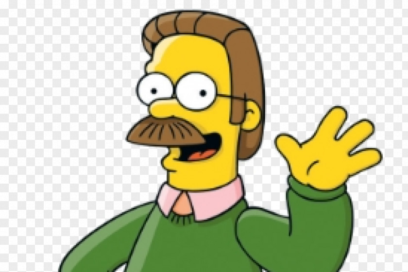 Mr Ned Flanders Bart Simpson Homer Lisa Chief Wiggum PNG