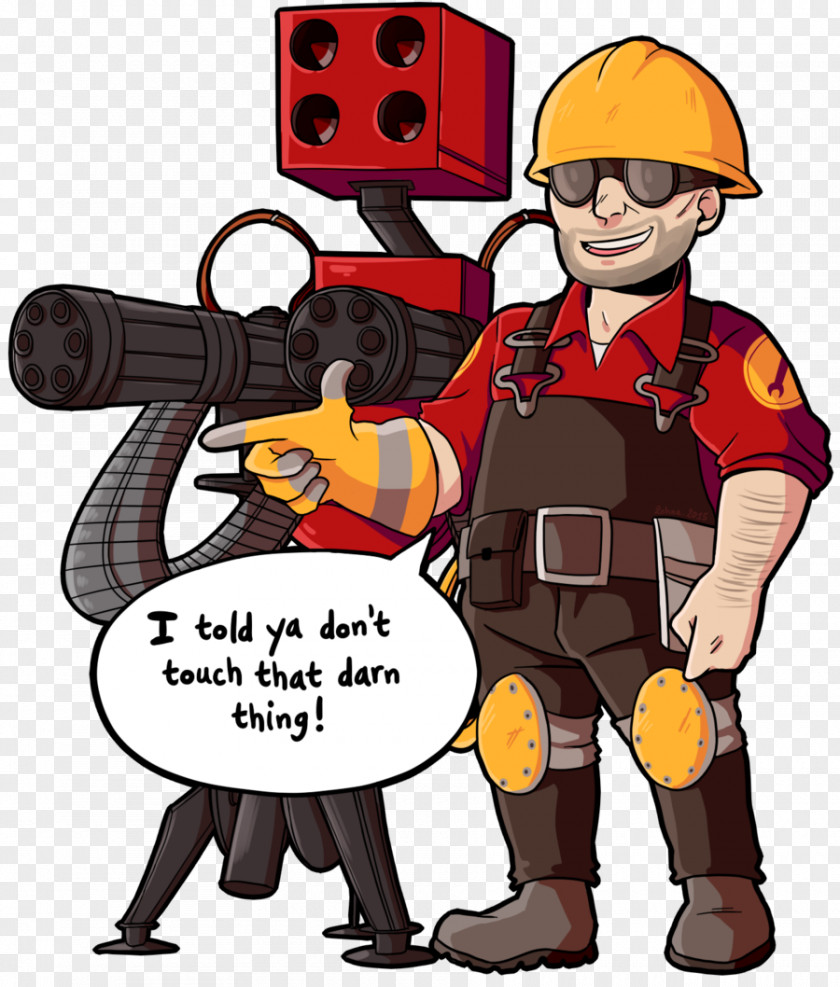 Sentry Team Fortress 2 Portal Engineering Loadout PNG