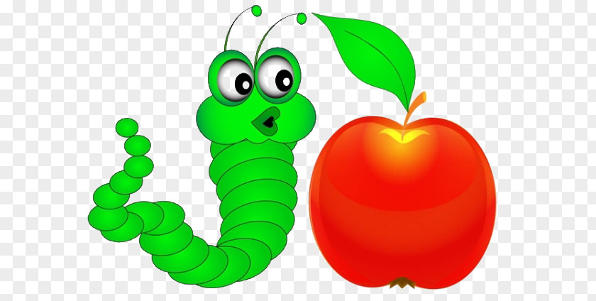 Cartoon Bugs Eat Apples Royalty-free Drawing Illustration PNG