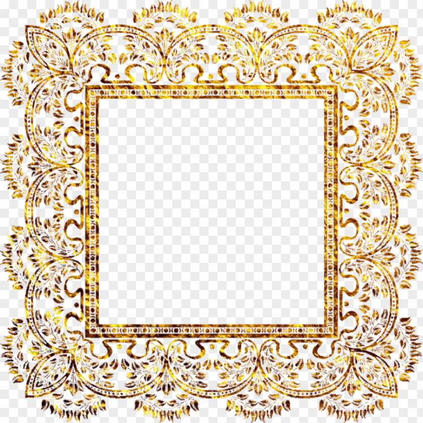 Gold Corner Window Picture Frames Photography PNG