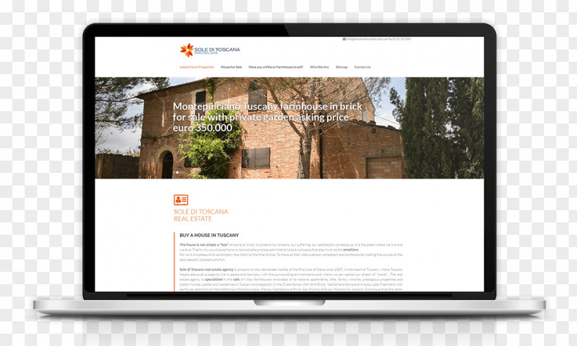 Toscana Responsive Web Design Struttura Ricettiva Real Estate Japan PNG