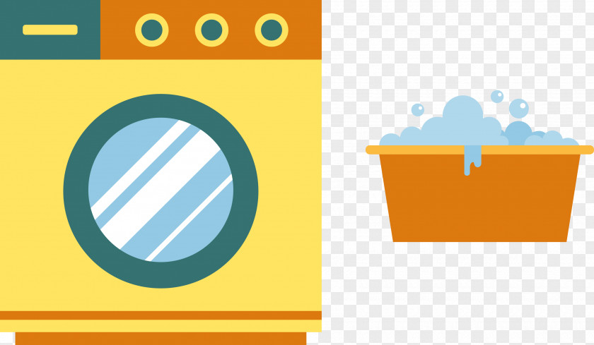 Vector Washing Machine Laundry Clip Art PNG