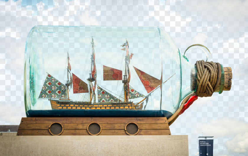 Model Ships Fourth Plinth, Trafalgar Square National Maritime Museum Gallery Greenwich Bateau En Bouteille PNG