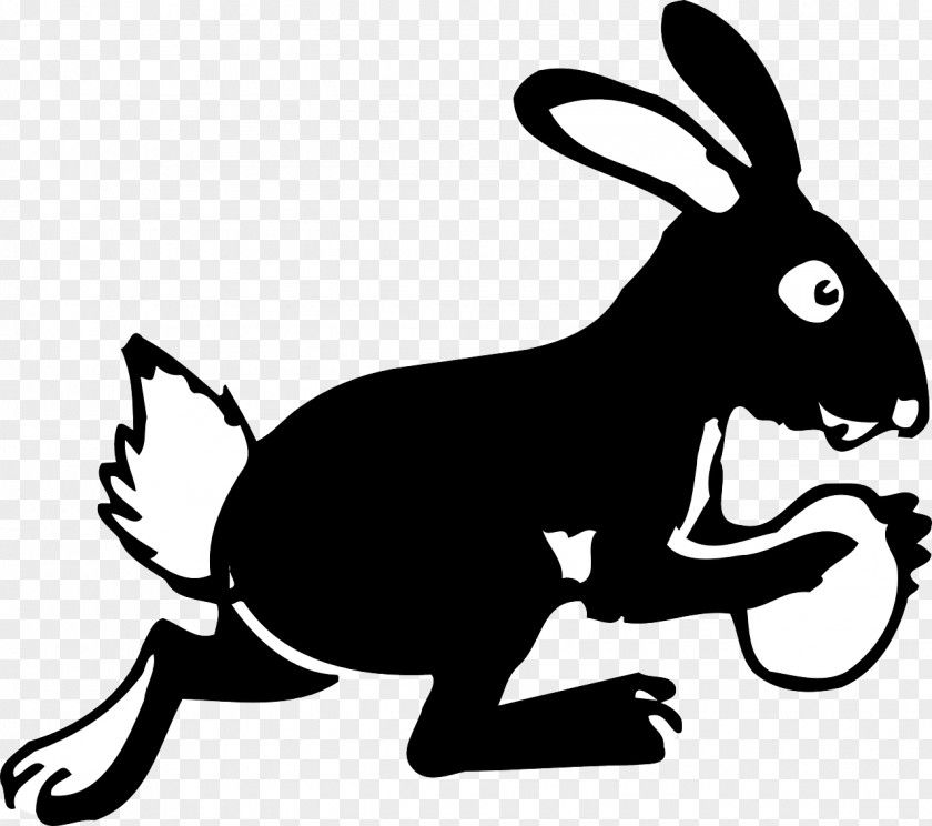 Rabbit Easter Bunny Running Clip Art PNG