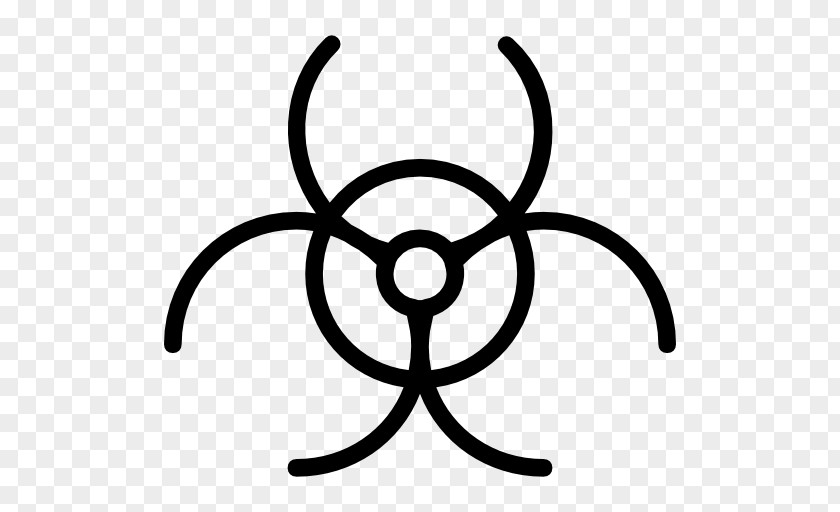 Spill Biological Hazard Symbol Dangerous Goods Clip Art PNG