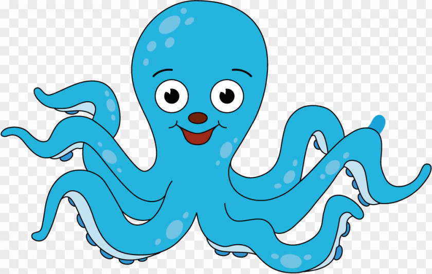 Baby Octopus Cartoon Clip Art PNG