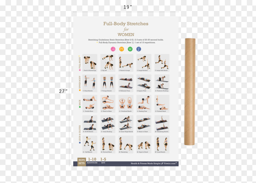 Fitness Poster Stretching Bodyweight Exercise Bands Dumbbell PNG
