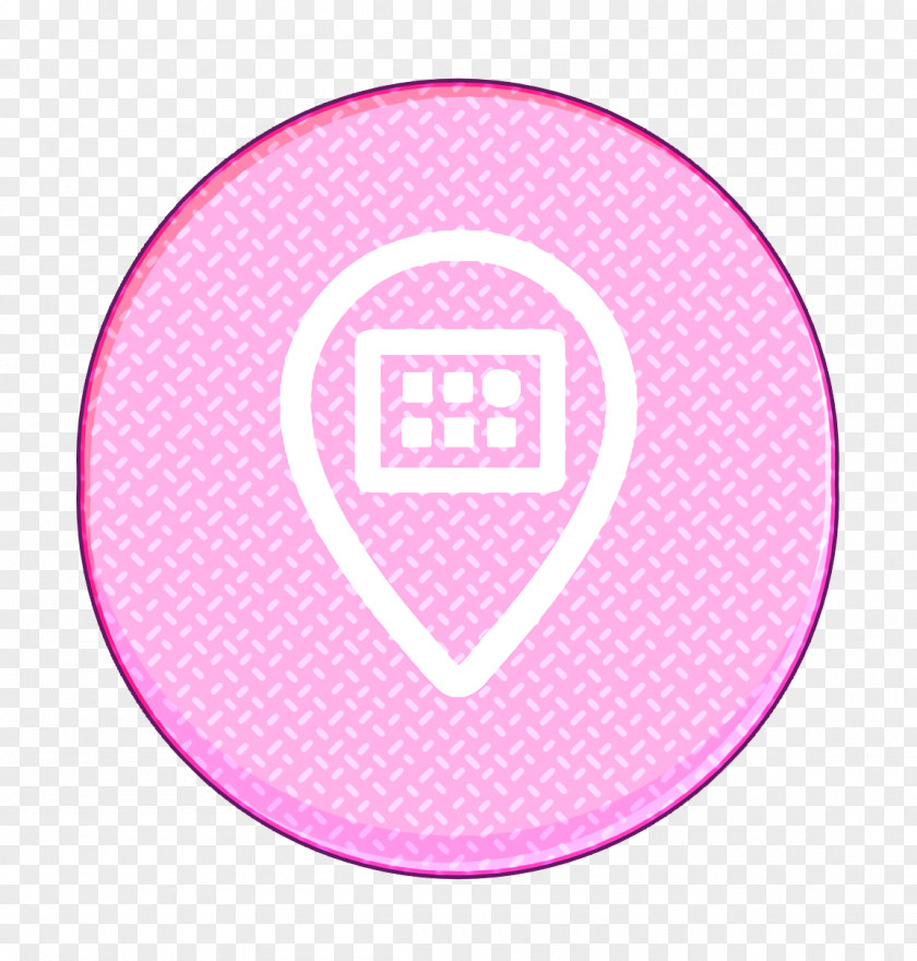 Magenta Pink Circle Icon Meetvibe Social PNG
