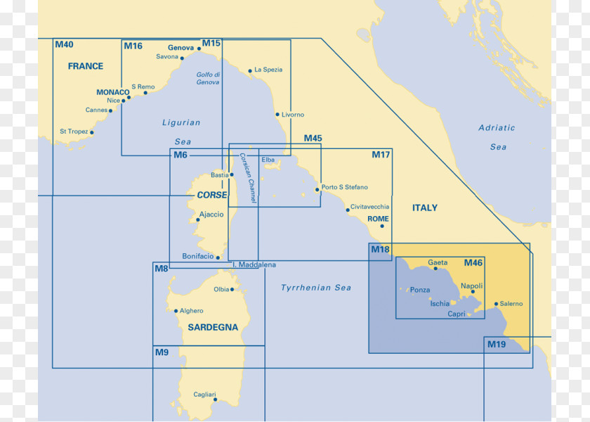 Map Cape Palinuro Pontine Islands Ristorante Capo D'Anzio Gulf Of Naples PNG