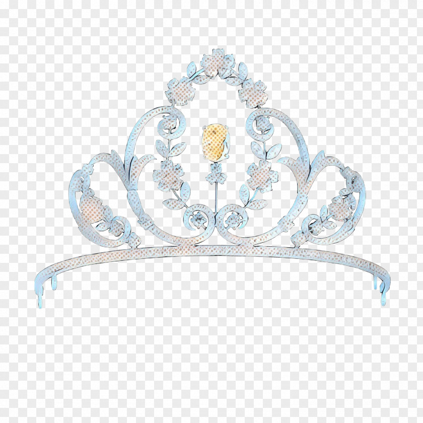Metal Silver Cartoon Crown PNG