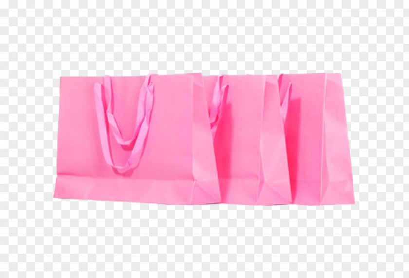 Pink Shopping Bags Paper Reusable Bag PNG