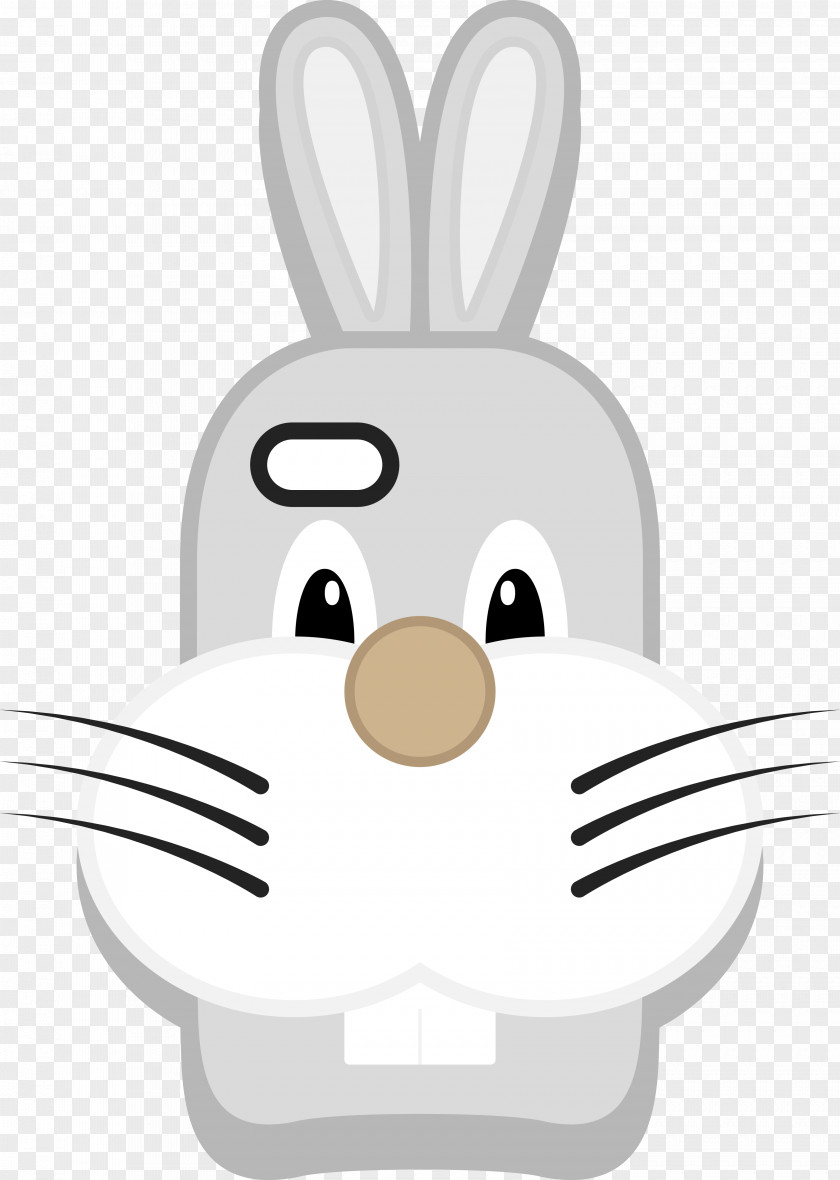 Vector Rabbit Phone Sets Domestic Clip Art PNG