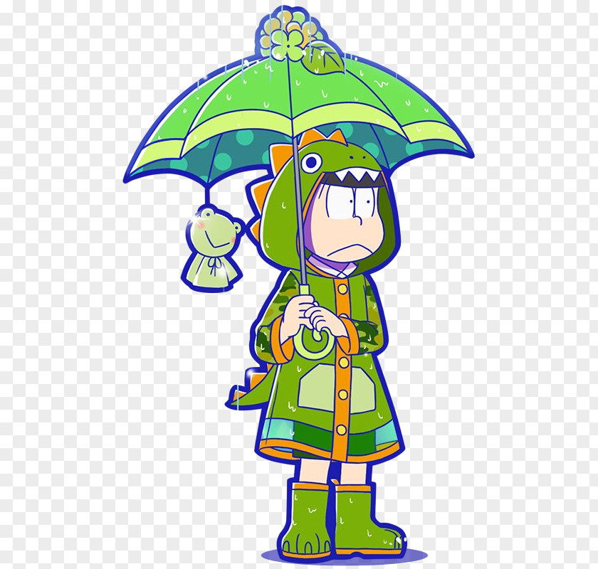Emulator Karamatsu Osomatsu-kun Raincoat PNG