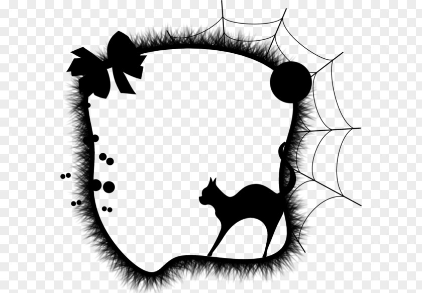 M Mammal Whiskers Cat Dog Black & White PNG