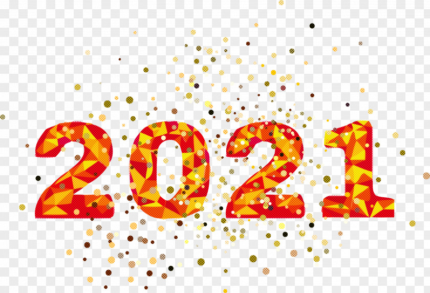 2021 Happy New Year PNG