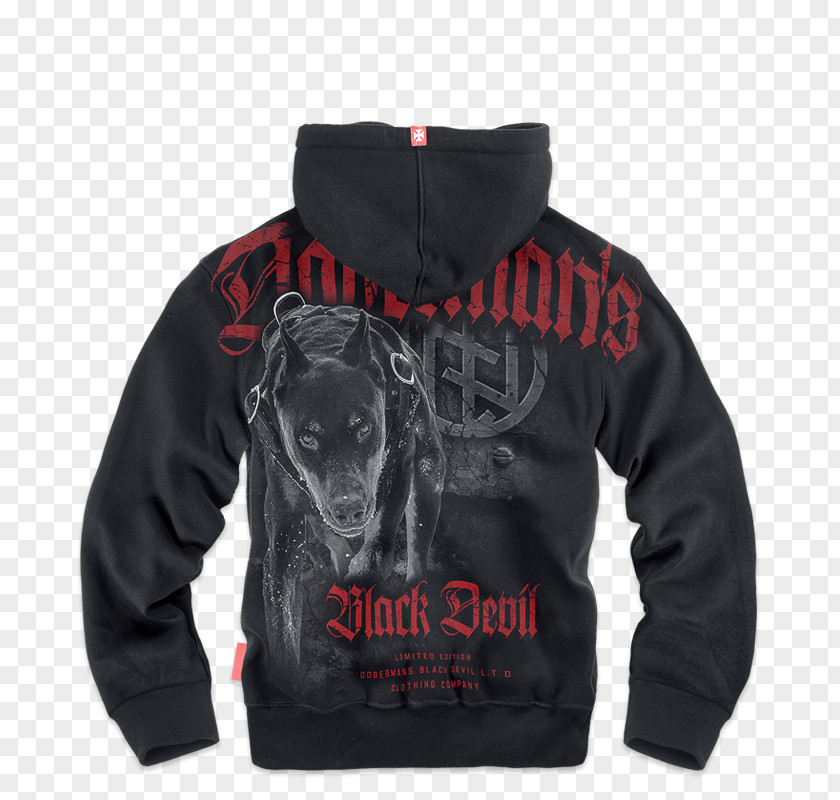 Black Devil Hoodie T-shirt Tołstojówka Bluza PNG