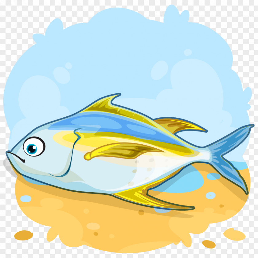Bonyfish Fin Fish Cartoon PNG