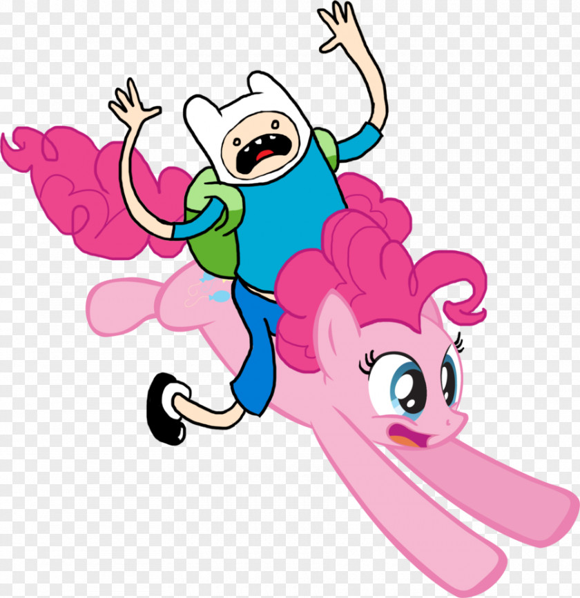 Finn The Human Pony Pinkie Pie Rainbow Dash Cartoon PNG
