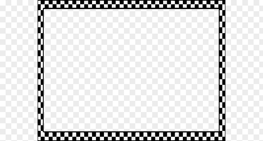 Graphic Design Borders Black And White Checkerboard Clip Art PNG