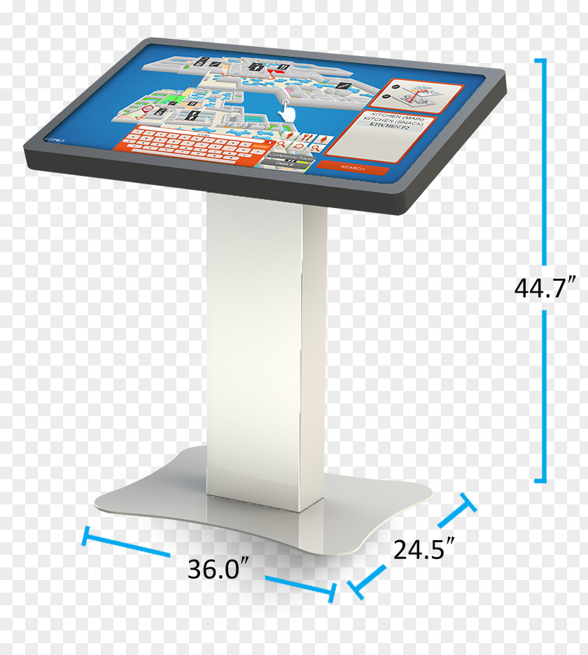 Interactive Kiosks Digital Signs Floor Information PNG
