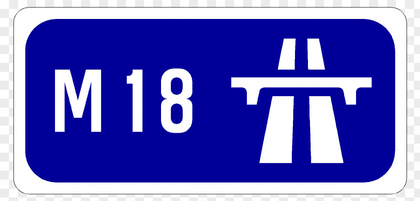 M1 Road Controlled-access Highway Smart Motorway Sign PNG