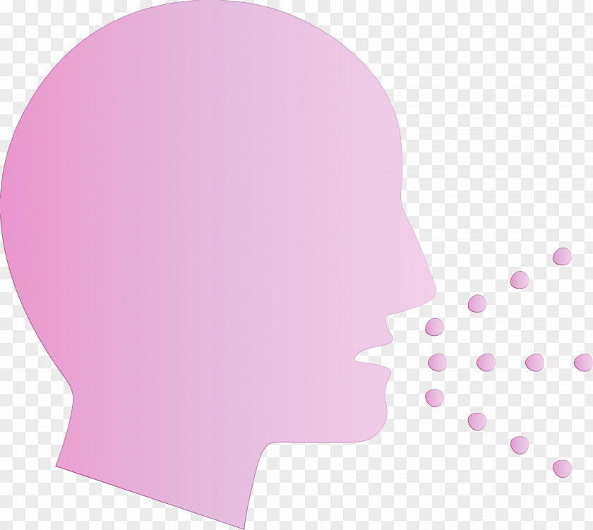 Pink Face Head Nose Violet PNG